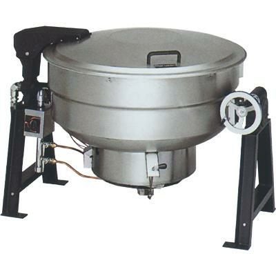 【業務用/新品】 マルゼン ガス回転釜 190L クラッド製 自動点火式 釜底排水付 MKGD-CH190 幅1525×奥行1132×高さ880mm 【送料無料】