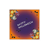 風呂敷「HAPPY HALLOWEEN」 W900×H900mm