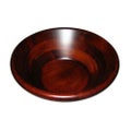 天然木サラダボウル こげ茶 21cm 32024