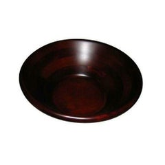天然木サラダボウル こげ茶 27cm 32026