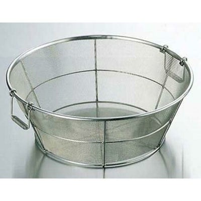 BK 18-8 手付 揚ザル 細目(11メッシュ)65cm