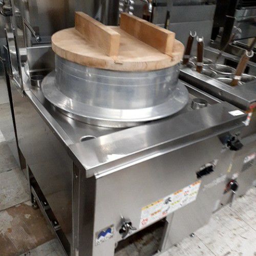 ゆで釜 そば うどん ラーメン 業務用 製麺 厨房機器 LPガス 【中古】 業界最長1年保証】【中古】うどん釜 M-65UD 幅650×奥行750×高さ750 LPG