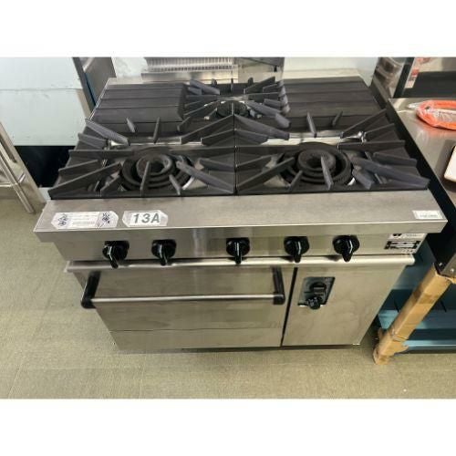 マルゼン RGT-0963D 業務用3口ガスレンジ LPガス 中古 中古】3口ガスレンジ マルゼン RGR-0963D 幅900×奥行600×高さ800
