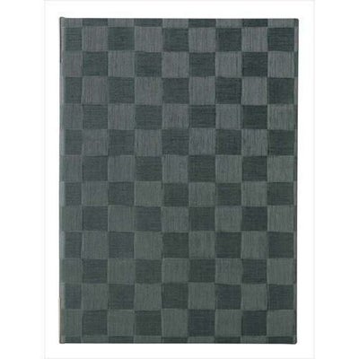 えいむ チェック柄メニュー MB-301 大 グレーブラック/A4サイズ