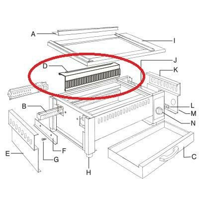 EBM 遠赤串焼器940型用 レッドフィン