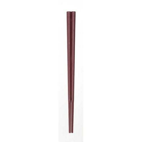 10角 ぐる麺箸 23cm 朱 GM－4016