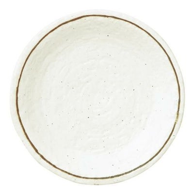 粉引ライン 石目5.0皿