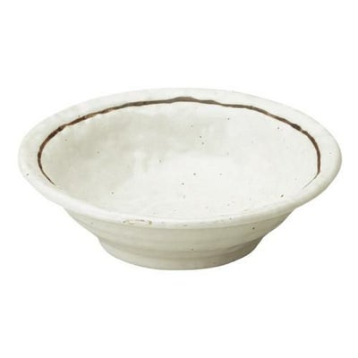 粉引ライン 石目4.0鉢