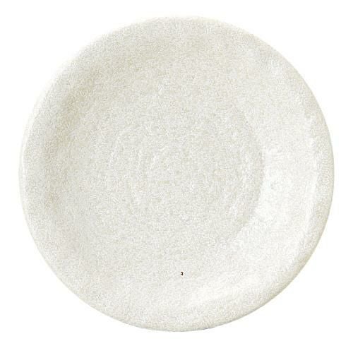 丸皿 ゆず白陽 石目5.0皿