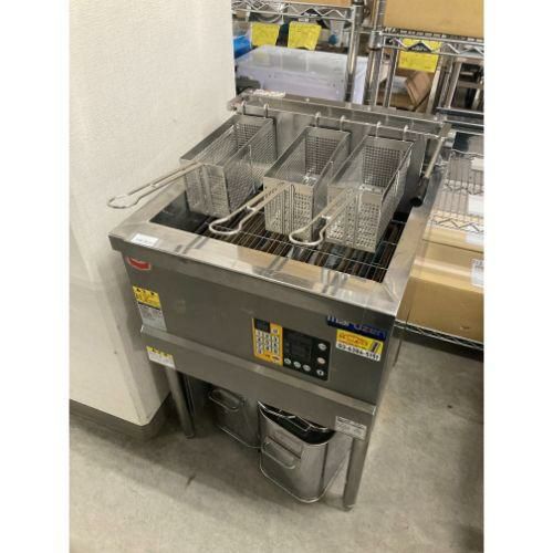3年保証】MEF-23E 【マルゼン】 1槽式電気フライヤー 23L 幅550×奥行