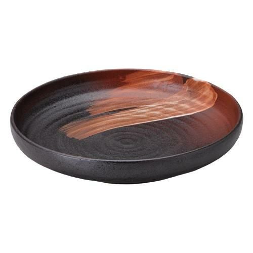 白刷毛唐津 石目尺盛鉢/盛器