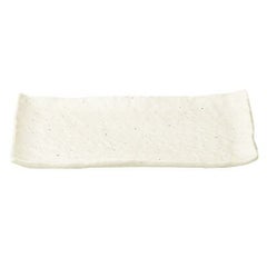 新粉引 石目8.0長角皿