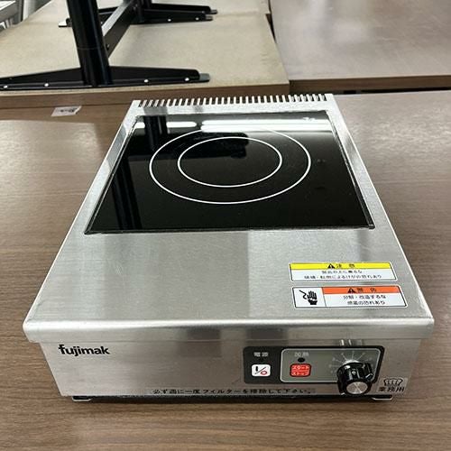 中古】卓上IH調理器 ニチワ電機 MIR-3TA-N5 幅450×奥行600×高さ250