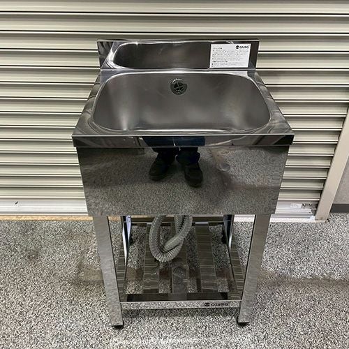 KP1-500,KPC1-500 【組立式/東製作所】 一槽シンク 幅500×奥行450×高さ