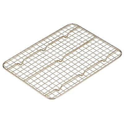 ステンレス 角バットアミ クリンプ目(金メッキ付)キャビネット Nakao