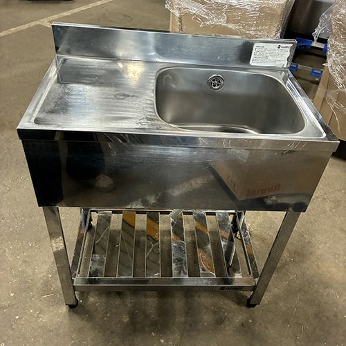 KPOM1-750,KPOMC1-750 【東製作所】 引出付一槽水切シンク 幅750×奥行