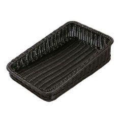 PPラタン ベーカリーバスケット 斜メ25型 ブラック BB-K4025-BK PPTATTAN ブラック