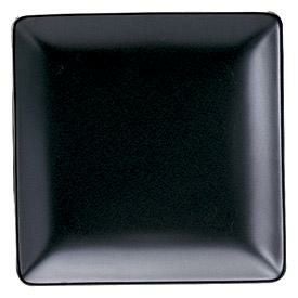 角皿 25cm四角皿(黒マット) /アラカルト