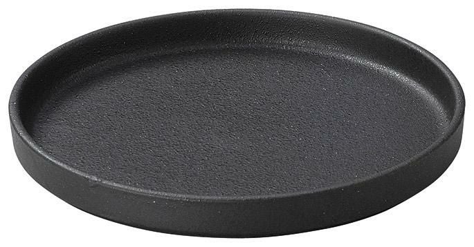 黒曜 19cm丸切立皿