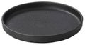 23cm丸切立皿黒曜