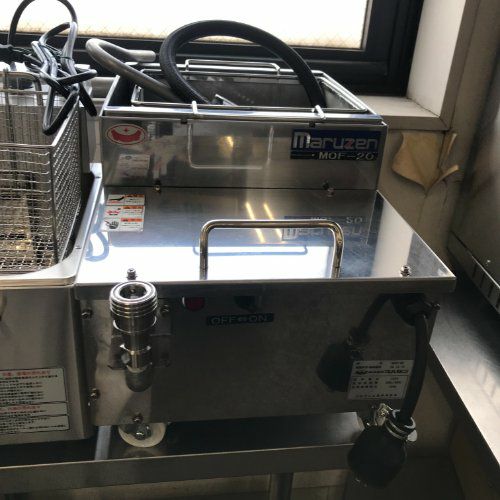 MEF-27-OF 【マルゼン】 油ろ過機内蔵型フライヤー 標準タイプ 三相