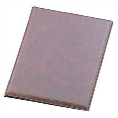 ピンメニューシリーズ えいむレザータッチメニュー LB-401 大 ブラウン(A4サイズ)