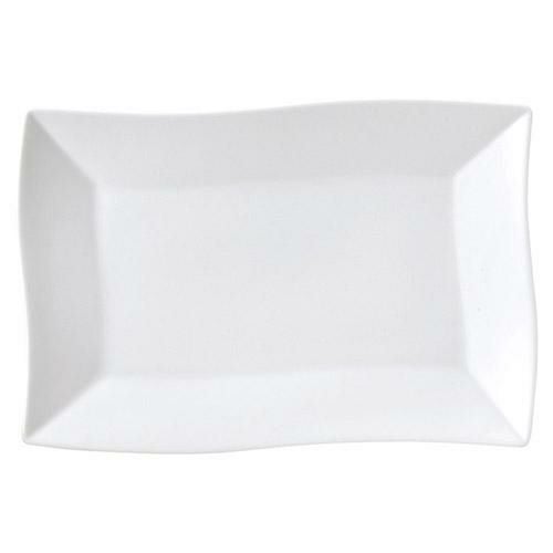 波形 31cm巾広長角皿 /パーティ大皿 /業務用食器