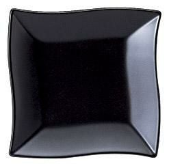 波形 13cm皿(黒マット) /アラカルト