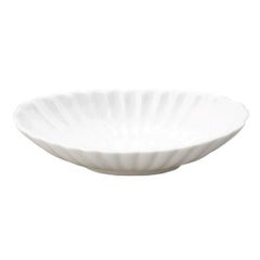 かすみ 白 楕円皿 小