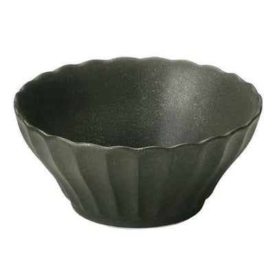 かすみ 黒 10cm浅ボウル
