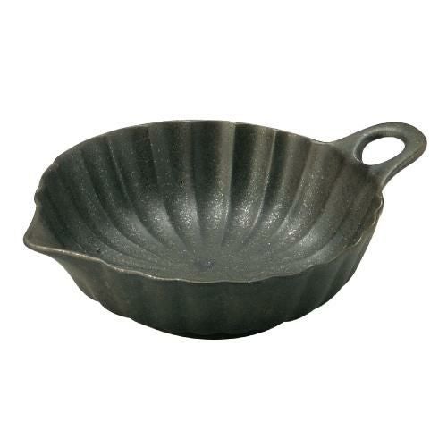かすみ 黒 13cm手付小鉢 /業務用食器