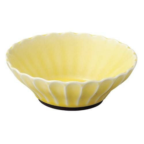 かすみ 黄 12.5cm浅ボウル