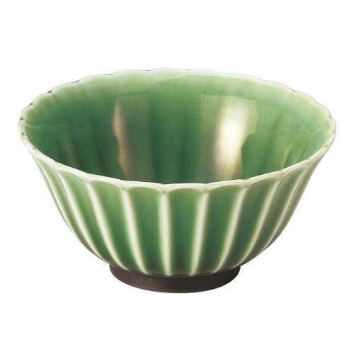 4】かすみ 緑 12.5cmボウル/業務用食器