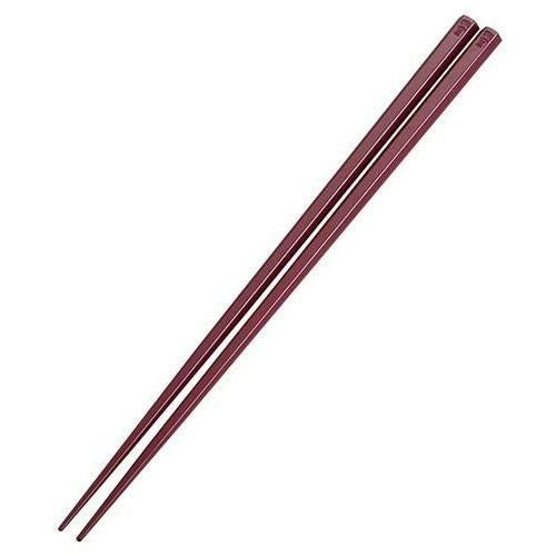 抗菌 六角 箸 すべり止め付 24cm アズキ