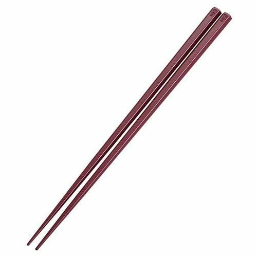 抗菌 六角 箸 すべり止め付 21cm アズキ