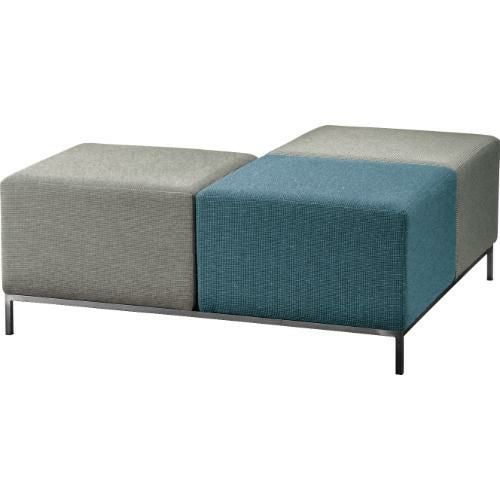Quon(クオン) ベンチ ブリック3P 幅1500（500×500×500）×奥行500×高さ405(mm) /送料別途見積