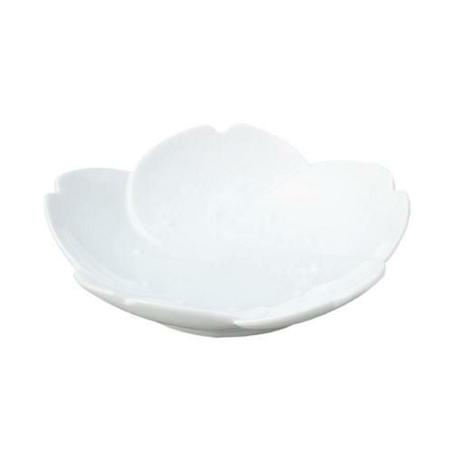 桜 白 小皿