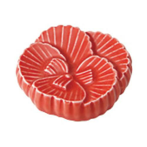 牡丹 赤 箸置き/業務用食器