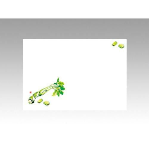 【10袋セット】テーブルマットNo.201 うど&そら豆 1袋(100枚入)