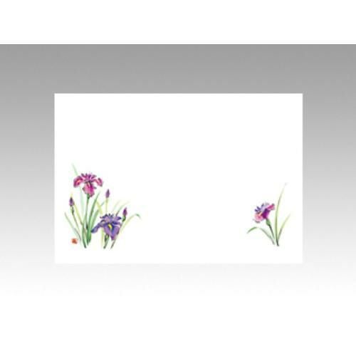 【10袋セット】テーブルマットNo.218 しょうぶ 1袋(100枚入)