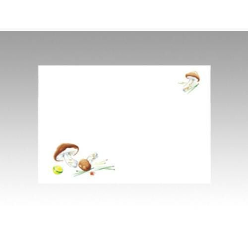 【10袋セット】テーブルマットNo.9222 松茸 1袋(100枚入)