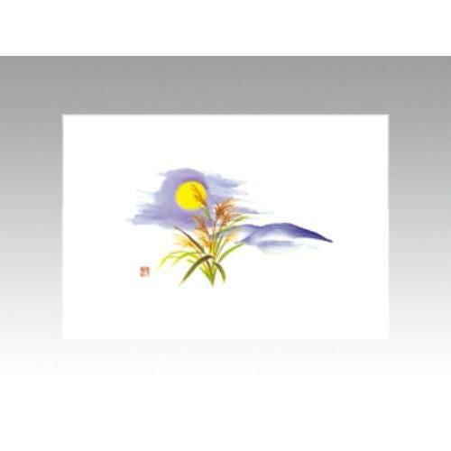 【10袋セット】テーブルマットNo.319すすきとお月様 1袋(100枚入)