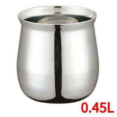 UK ステンレス ガラ入れ（プレーン） ミニ 0.45l 【同梱グループA】