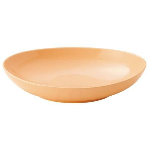 エクシブ 26cm オーバルベーカー(パステルオレンジ)/パーティ大皿