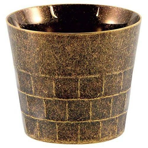 レトロ 18-8 二重タンブラー オールド ゴールド