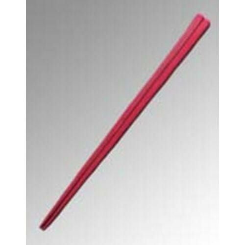 Reプラ四角箸 23cm 赤(PPS製)