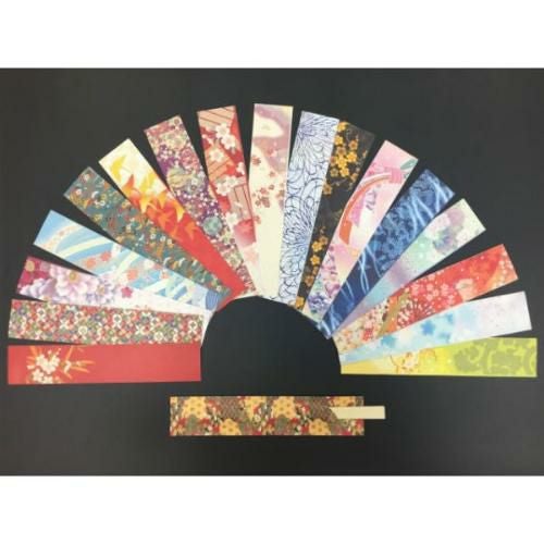 【10袋セット】箸袋 着物ランダムミックス 18種 L 500枚入 1袋(500枚入)