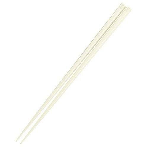 抗菌 六角 箸 すべり止め付 24cm アイボリー
