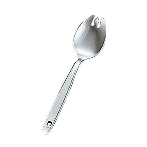 18-8 抗菌 先割 給食スプーン 穴明