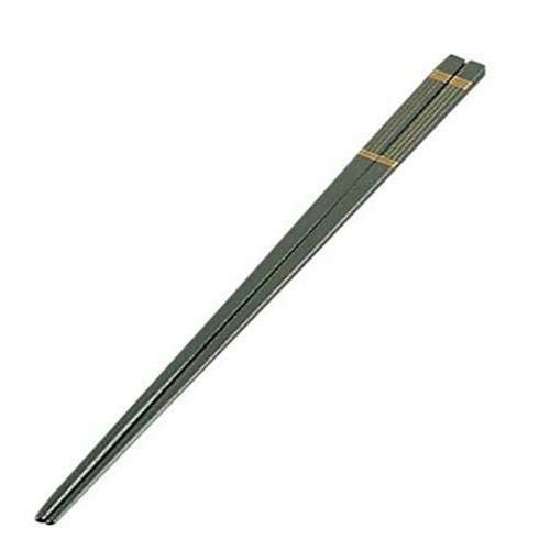 リサイクル箸 金ライン 25cm 緑